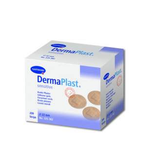 Dermaplast sensitive rond 22mm 200st
