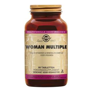 Solgar multi vitamine vrouw - 60 tabletten