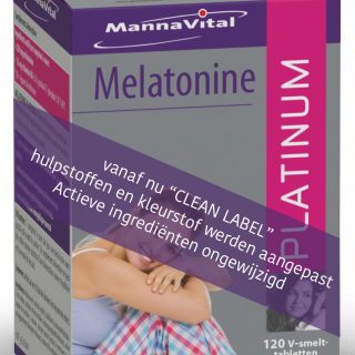 Mannavital melatonine 120 tabletten