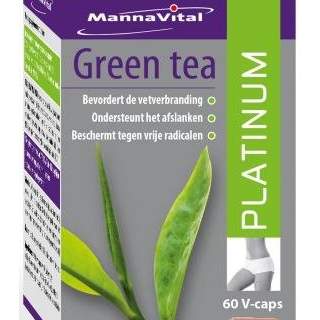 Mannavital green tea platinum 60v capsules