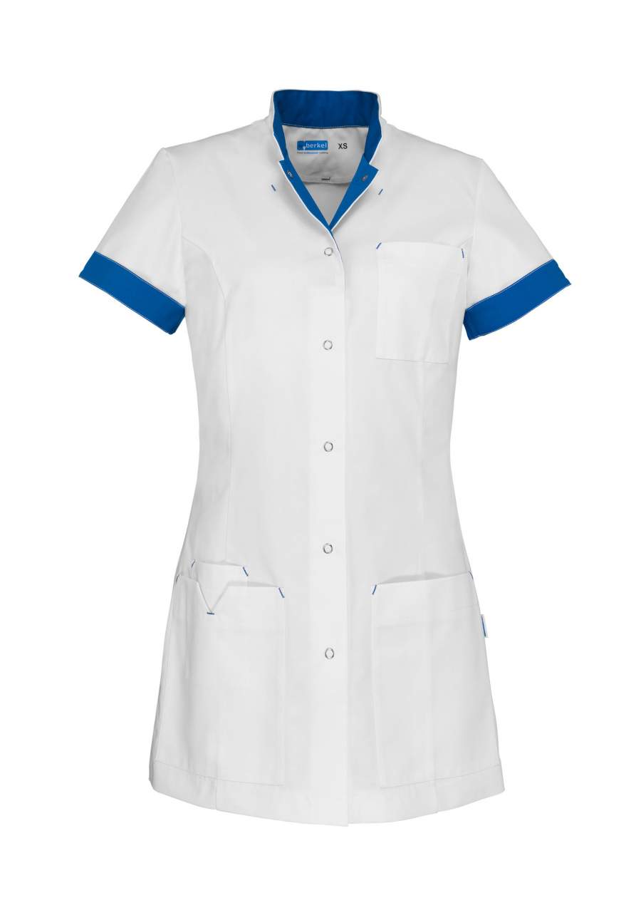 Gematigd Afleiden progressief Verpleegkleding en -tassen - Verpleegschort jill wit/royal azurro