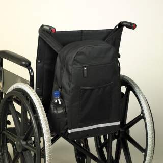 Veelzijdige opbergtas voor achteraan op de rolstoel ad080387
