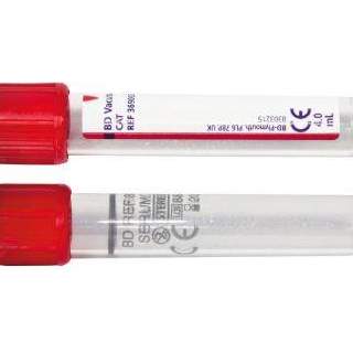 Bd bloedafnamebuis rood serum 4ml