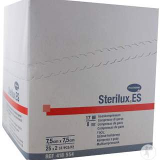Sterilux steriele hf gaas compressen 25(x2) stuks