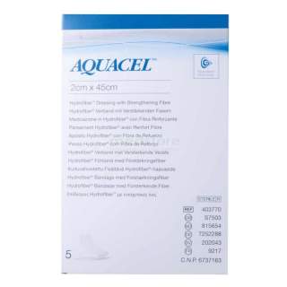 Aquacel wiek hydrofiber 2x45cm 1st  (1d=5st)
