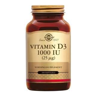 Solgar vitamine d3 1000iu - softgels