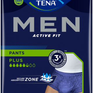 Tena men pants plus - active fit (3+1 gratis tot 31/12/2022)