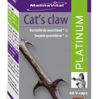Mannavital cat's claw platinum 60 capsules