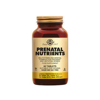 Solgar prenatal nutrients 60 tabl